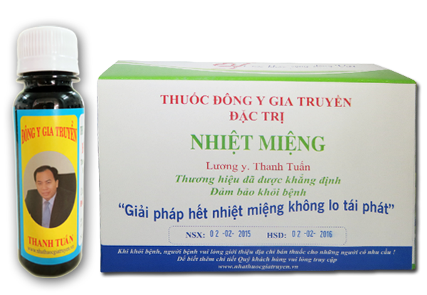 Thuốc đặc trị nhiệt miệng tận gốc Thanh Tuấn Thuốc đặc trị nhiệt miệng tận gốc Thanh Tuấn