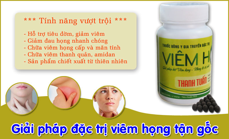 thuốc chữa viêm họng thanh tuấn