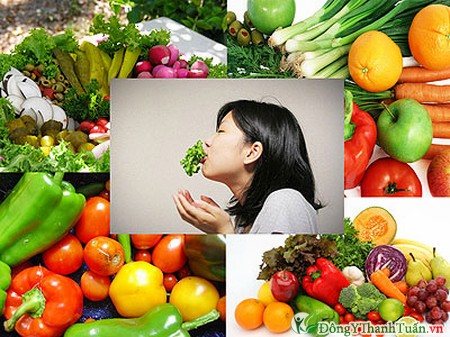 Cải thiện bệnh nóng trong bằng ăn nhiều rau xanh