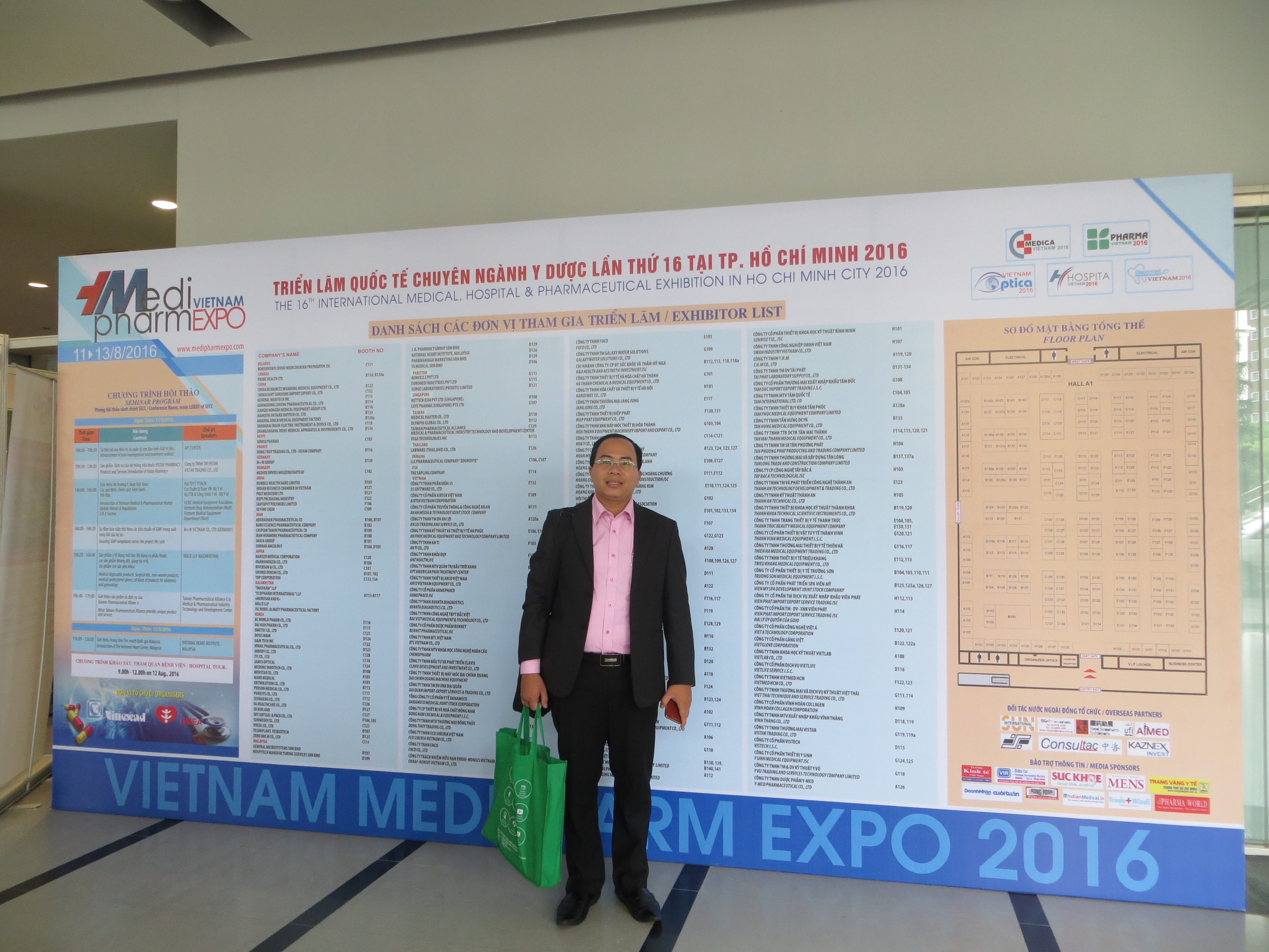 Lương y Thanh Tuấn tham dự triễn lãm Vietnam Medi Pharm Expo 2016