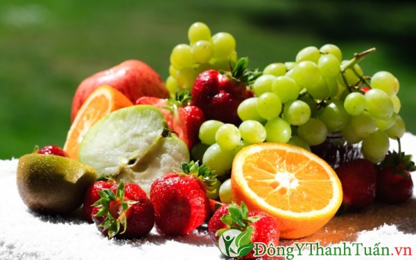Ăn nhiều trái cây để chữa nhiệt miệng mau khỏi